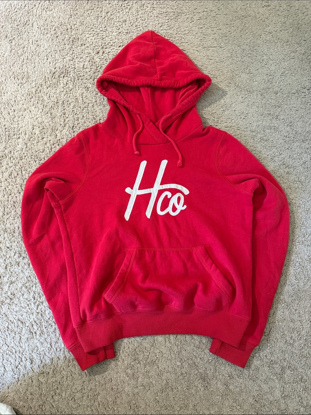 Vintage Hollister red hoodie